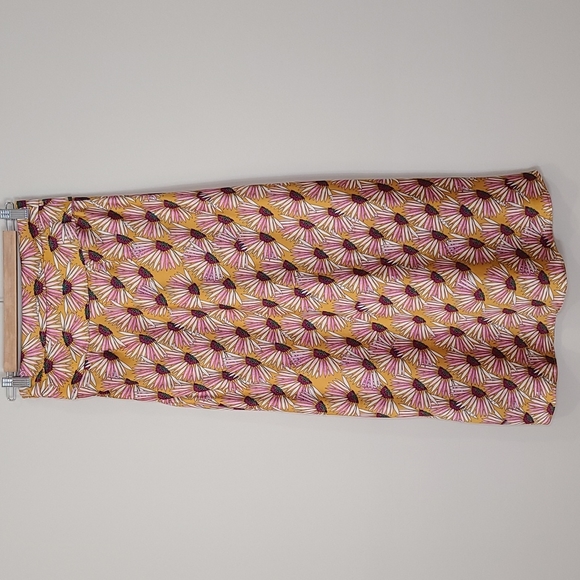 Free People Normani Printed Bias Skirt in Honey - Picture 4 of 9